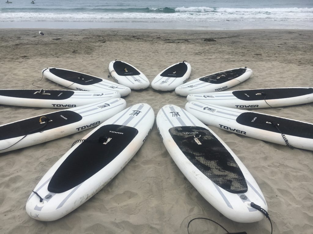 paddle board rentals in La Jolla